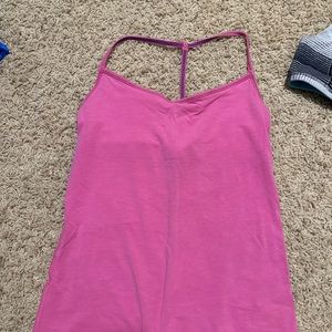 pink lululemon tank